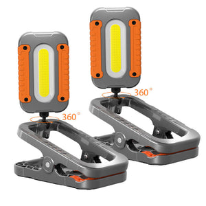 Hokolite-2-pack-Rechargeable-3000-Lumens-LED-Clamp-Work-Light-with-360_-Rotation