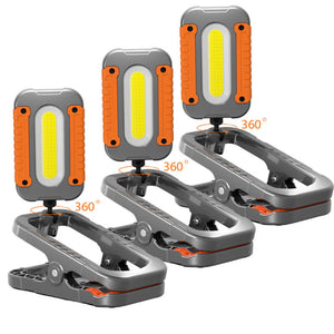 Hokolite-3-pack-Rechargeable-3000-Lumens-LED-Clamp-Work-Light-with-360_-Rotation