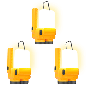 1000 Lumens Hanging Lantern Flashlight Rechargeable Handheld Spotlight