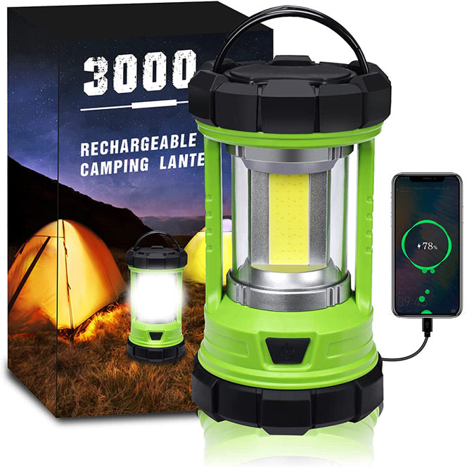 Amucolo 15000 Lumens LED Portable Outdoor Telescopic Camping Light Telescoping Pole Fishing Light Work Light