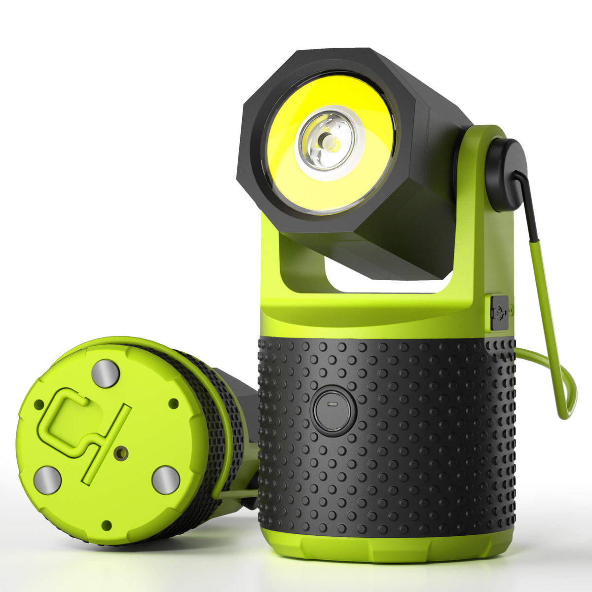 3000 Lumens Rechargeable Camping Lantern Flashlight with 180° Rotatable Head