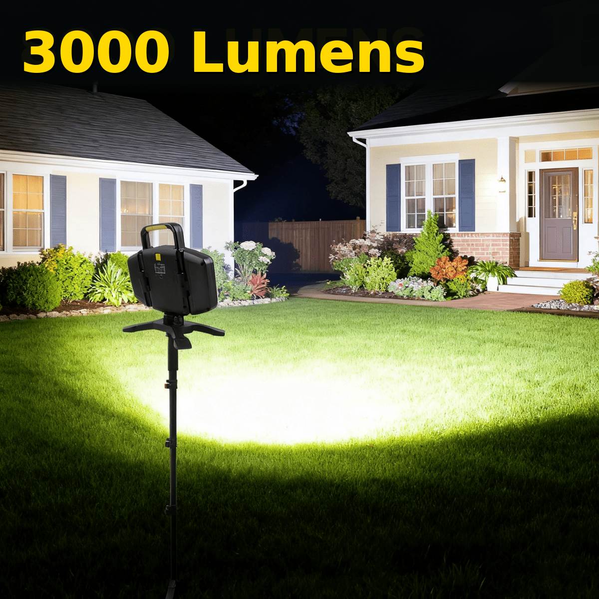 0459 - 3000 Lumen 5 Modes Rechargeable Adjustable Work Light