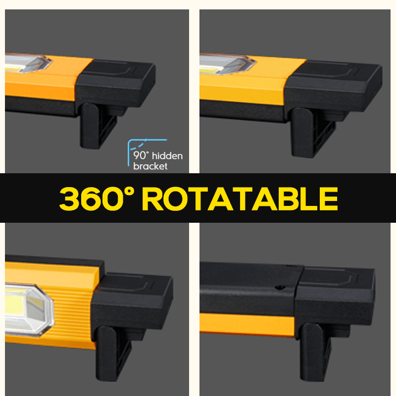 Rotatable Underhood Work Light 2800lm Mechanic Light - Hokolite 1 Pack