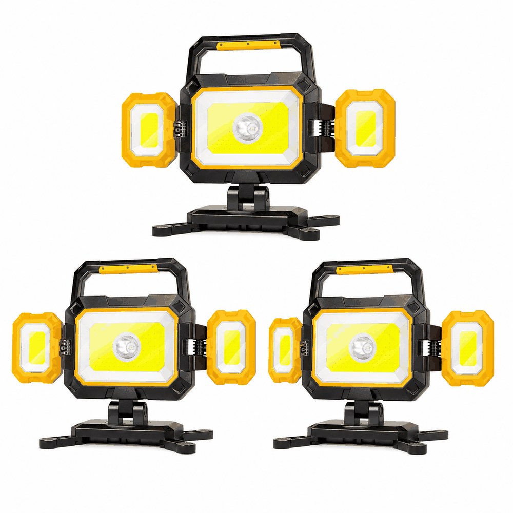 Foldable Magnetic Work Light & Power Bank, Spotlight & Adjustable