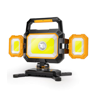 4000 Lumens 3-in-1 Rechargeable Work Light for Garage Workshop Jobsite YZONI W5