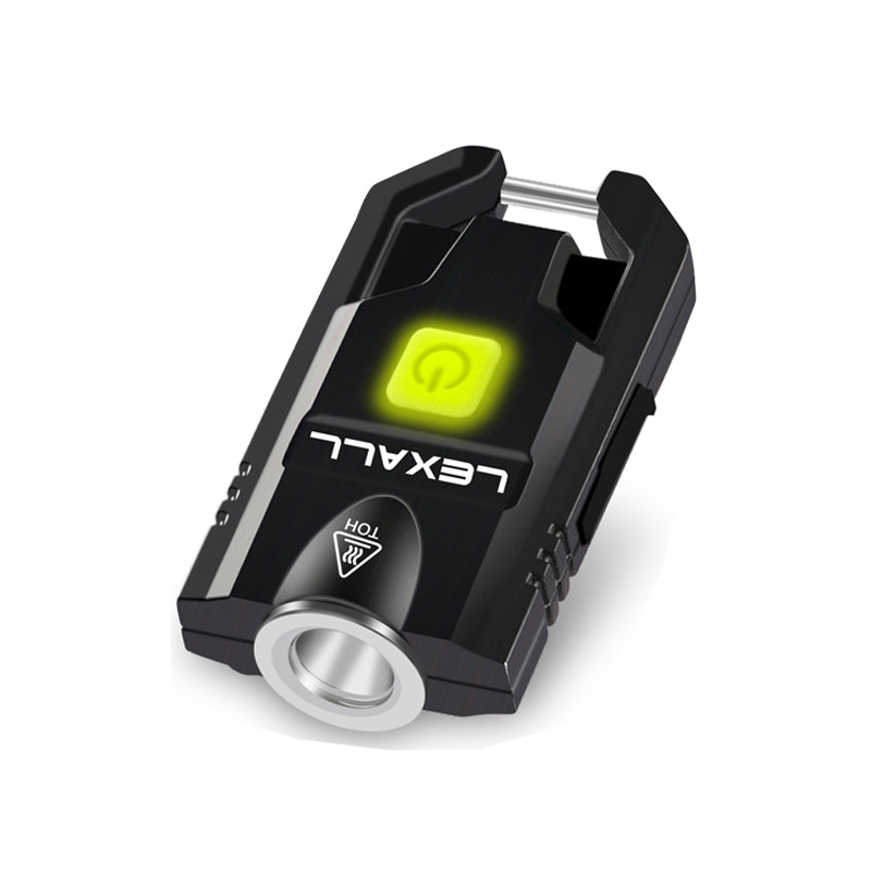 Hokolite-500-Lumens-Rechargeable-Keychain-Flashlight-With-Cap-Light