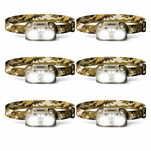 HOKOILN R1 1300LM 2-Pack Rechargeable Sensor Headlamp for Camping & Hiking