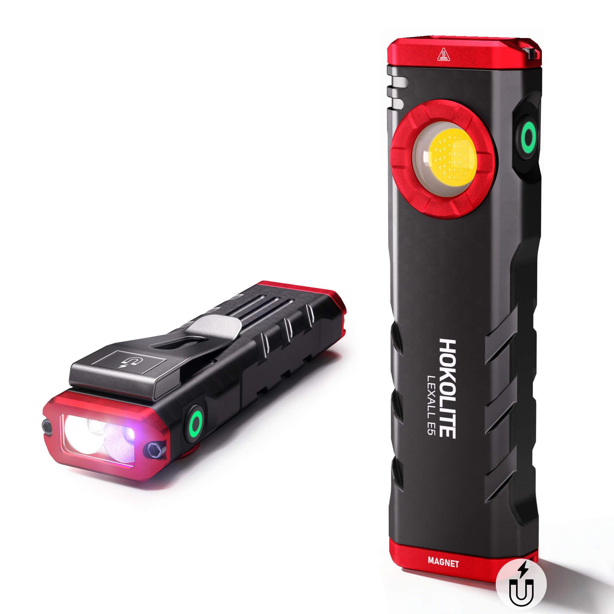 HOKOLITE  LEXALL E5 - 1600 Lumen 3-in-1 EDC Flashlight 