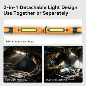 Hokolite CLAKAP U1 rechargeable work light with USB-C charging