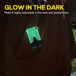 E1 Mini EDC Flashlight 1000 Lumens Glow in the Dark