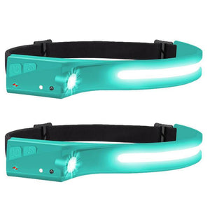 1200 Lumens 210° Wide Beam COB Rechargeable Headlamp With Motion Sensor