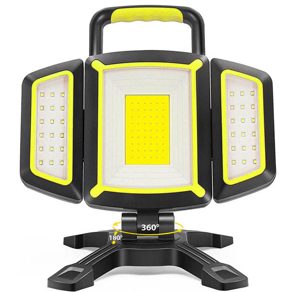 LED Work Light Stand, 8000lm Construction Light for Jobsite Lighting - Hokolite 1 Pack