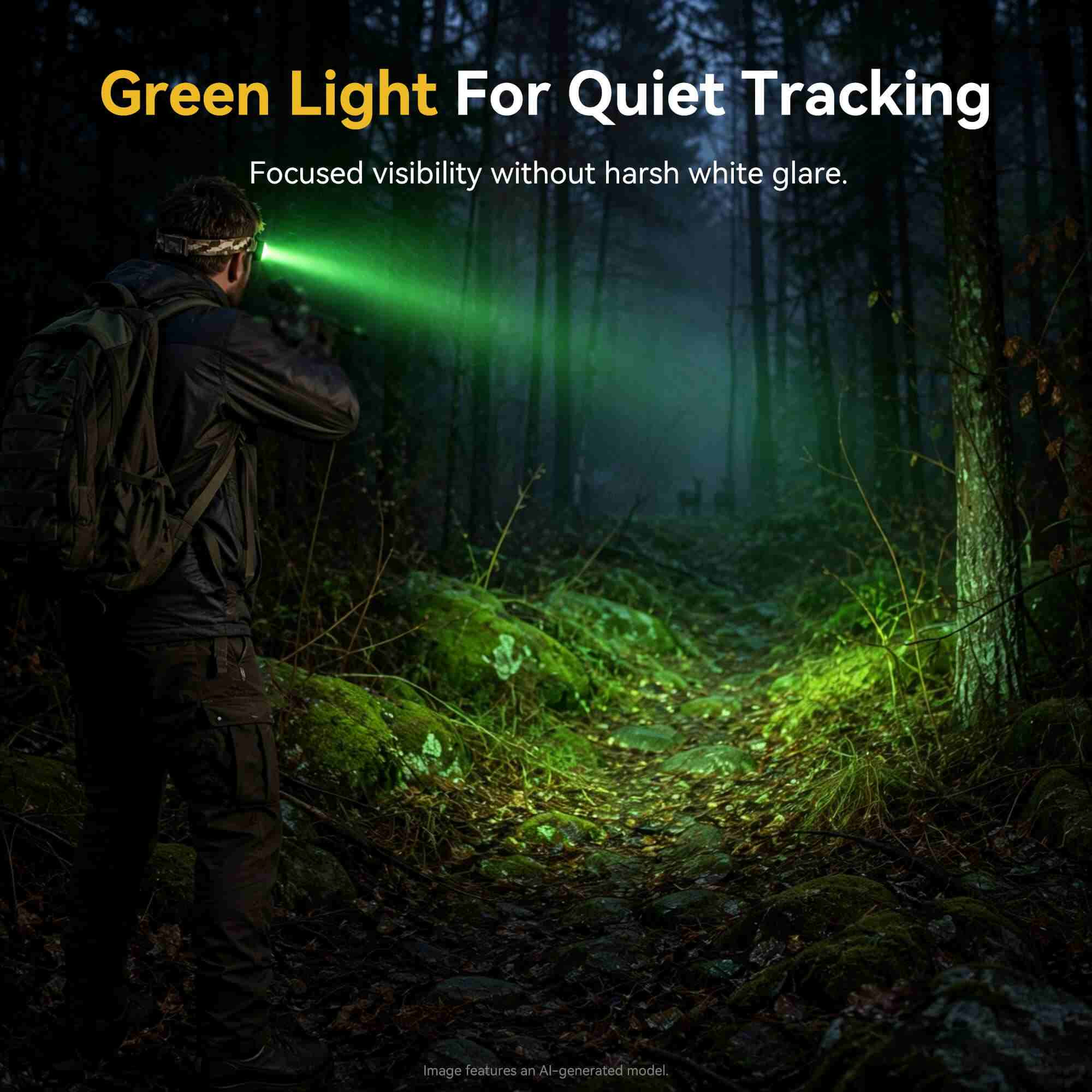 Hokolite HOKOILN R1 COB floodlight headlamp for wide-area illumination
