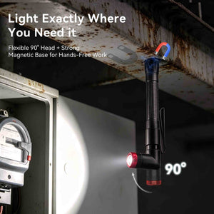Hokolite Hopedone P2 pocket flashlight with 360 degree rotating clip