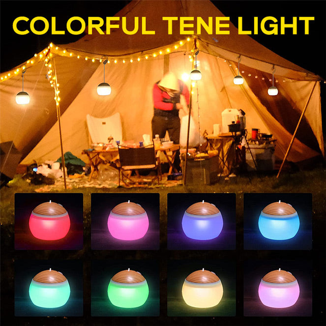 Wireless Battery Powered LED Camping Light, Tent Lantern, 5 Modes