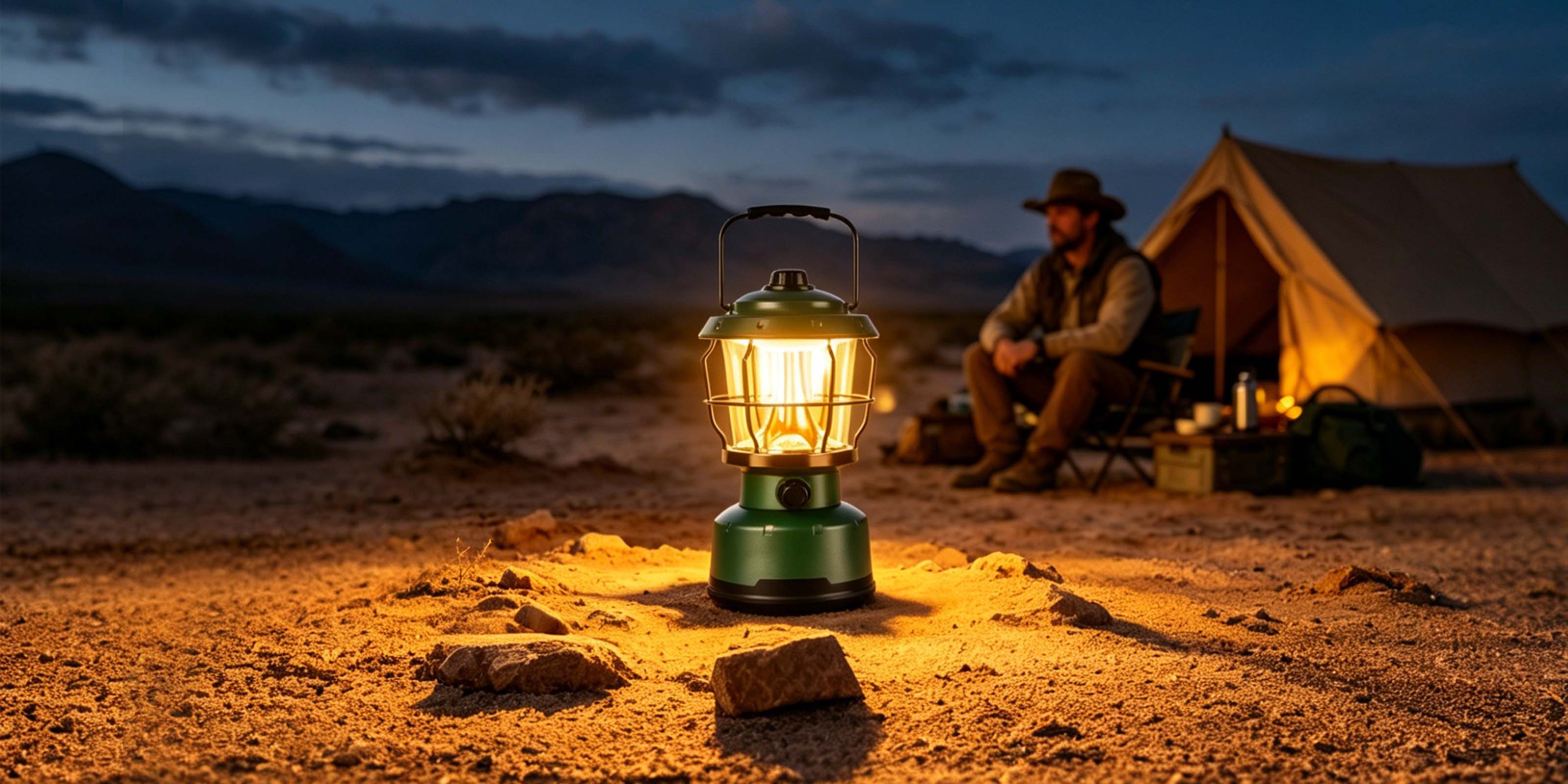 The Hokolite 2003 delivers 2500 lumens with dual light source. Vintage, waterproof, USB. Perfect for camping and emergency use.