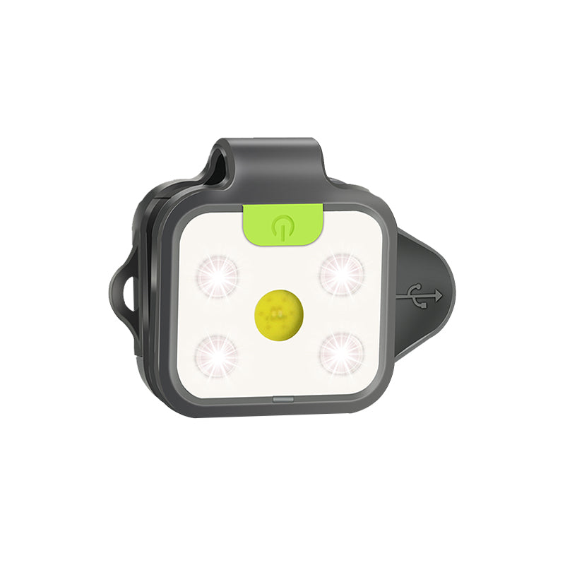 Waterproof Night Running Light With Clip On Flashlight