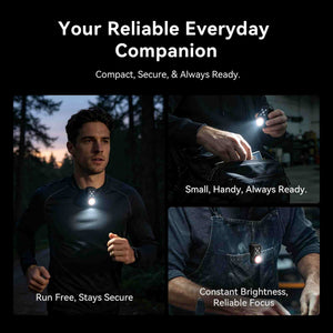 Hokolite YZONI R3 compact clip-on flashlight for everyday carry
