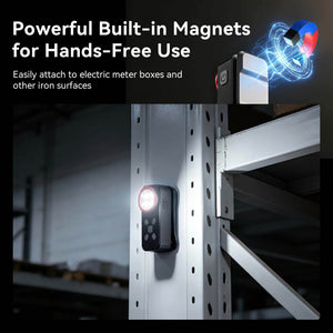Hokolite YZONI R3 magnetic flashlight for hands-free garage repair