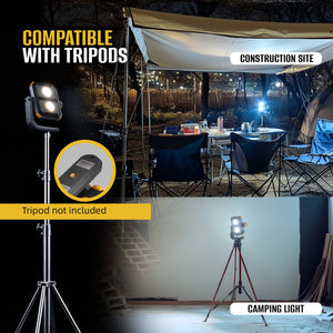 2500 Lumens 360° Rotatable Magnetic LED Work Light for Car Repair HOKOILN W1