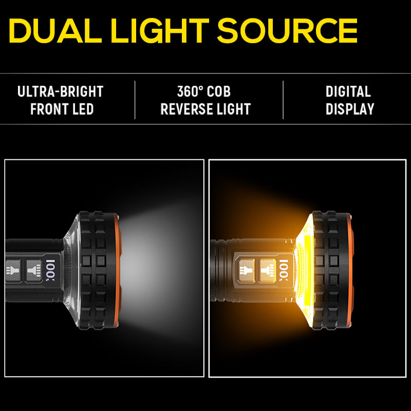 Hokolite-5000-Lumen-Rechargeable-Bidirectional-Lighting-Flashlights