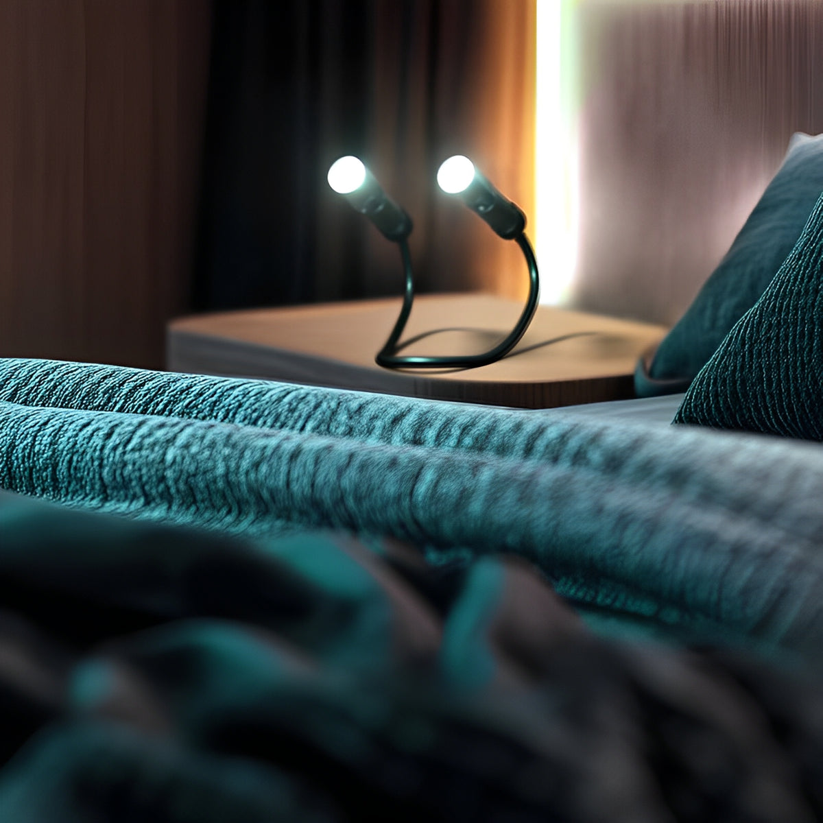 1800 Lumens Rechargeable Zoomable Neck Work Light Flashlight