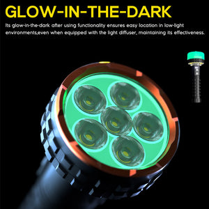 5000 Lumens Multifunctional Rechargeable Flashlight with Bidirectional Lighting