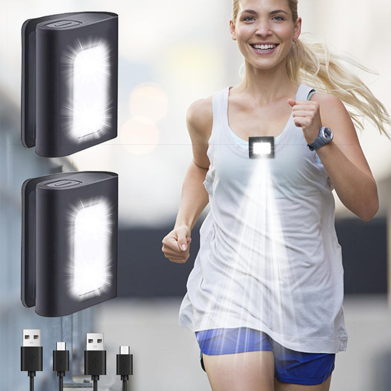 200 Lumens Clip-On Night Running Light Rechargeable - High Brightness
