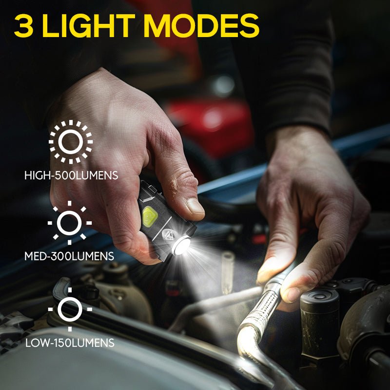 HOKOLITE 0067 - 500 Lumen Rechargeable EDC Flashlight - 