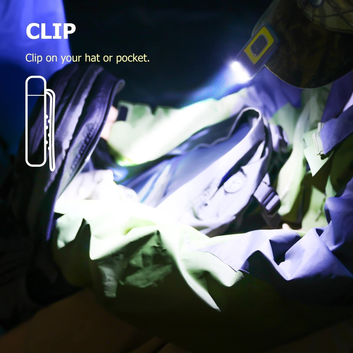 HOKOLITE 0084 - 200 Lumen Clip On Running Light - 
