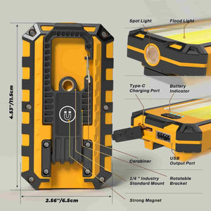 HOKOLITE 0108 - 4 Modes Magnetic Work Light - 