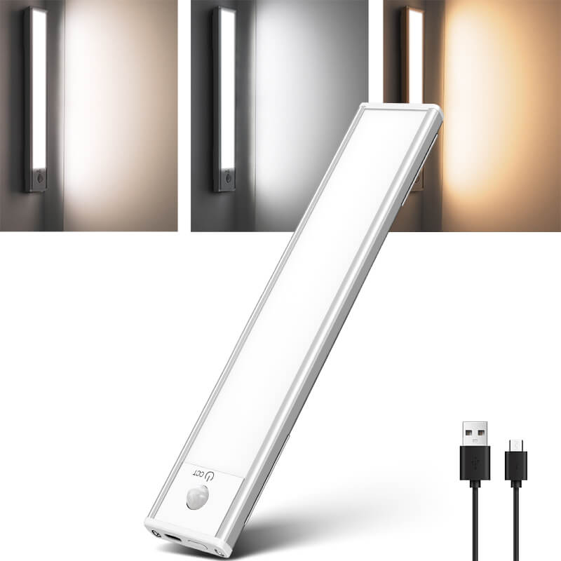 HOKOLITE 0121 - 3 Modes Rechargeable Stick On Motion Sensor Light - 