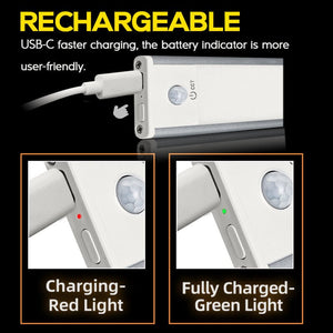 HOKOLITE 0121 - 3 Modes Rechargeable Stick On Motion Sensor Light - 