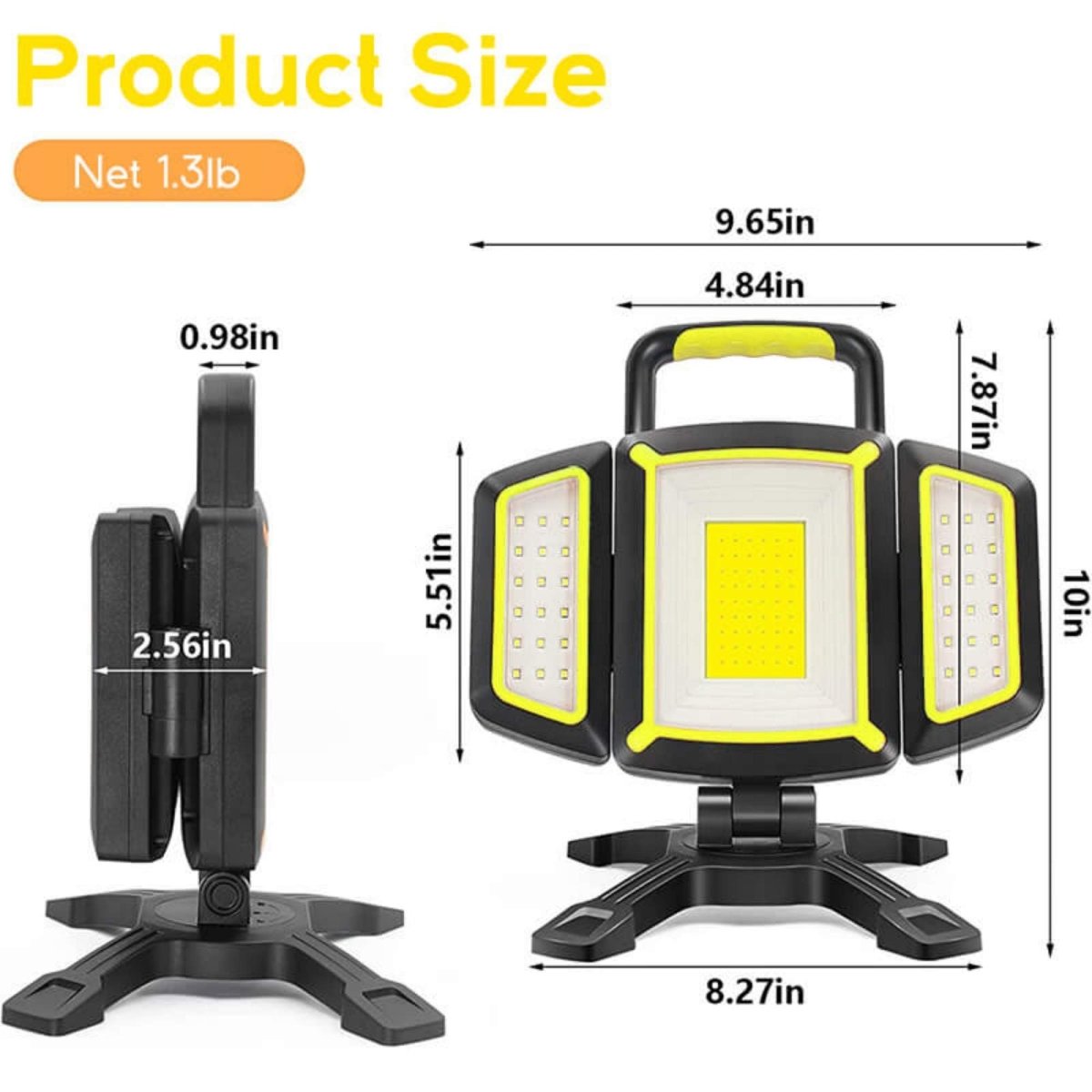HOKOLITE 0459 - 5 Modes Adjustable Work Light - 