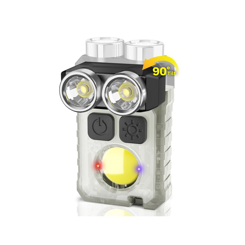 HOKOLITE 1454 - 1200LM Adjustable Keychain EDC Flashlight - 