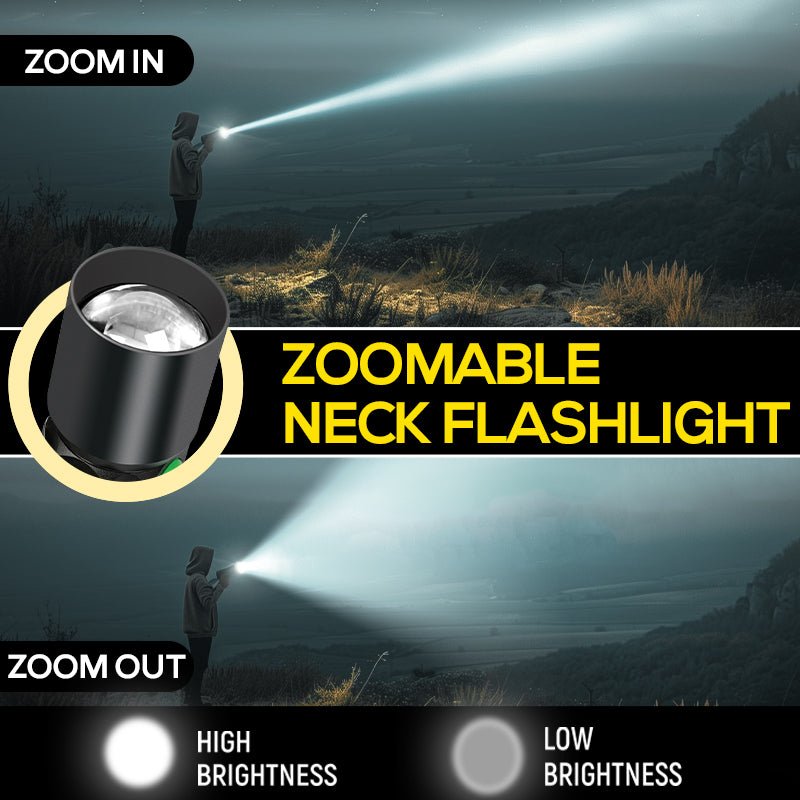 HOKOLITE 1569 - 1800 Lumens Neck Flashlight - 