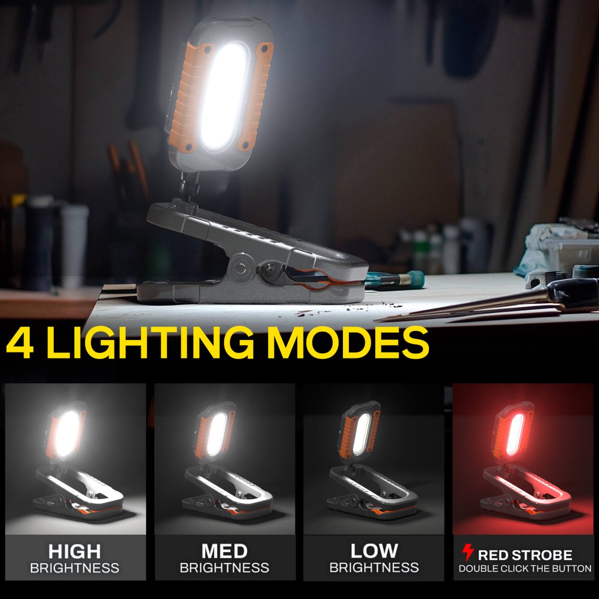 HOKOLITE 1730 - 3000 Lumen Adjustable Work Light - 