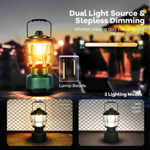 HOKOLITE 2003 - 6000 Lumens Dimmable Camping Lantern - 