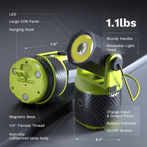 HOKOLITE 7430 - 3000 Lumens Rechargeable Camping Lantern - 