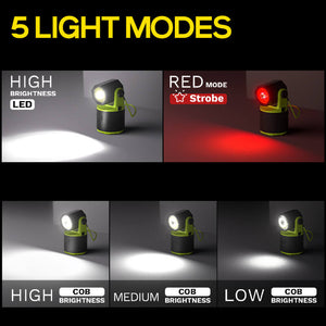 HOKOLITE 7430 - 3000 Lumens Rechargeable Camping Lantern - 