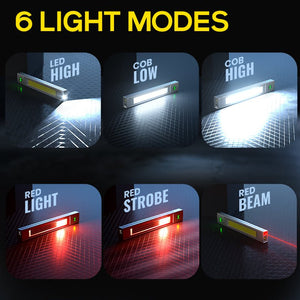 HOKOLITE 7573 - 6 Modes Magnetic EDC Flashlight - 