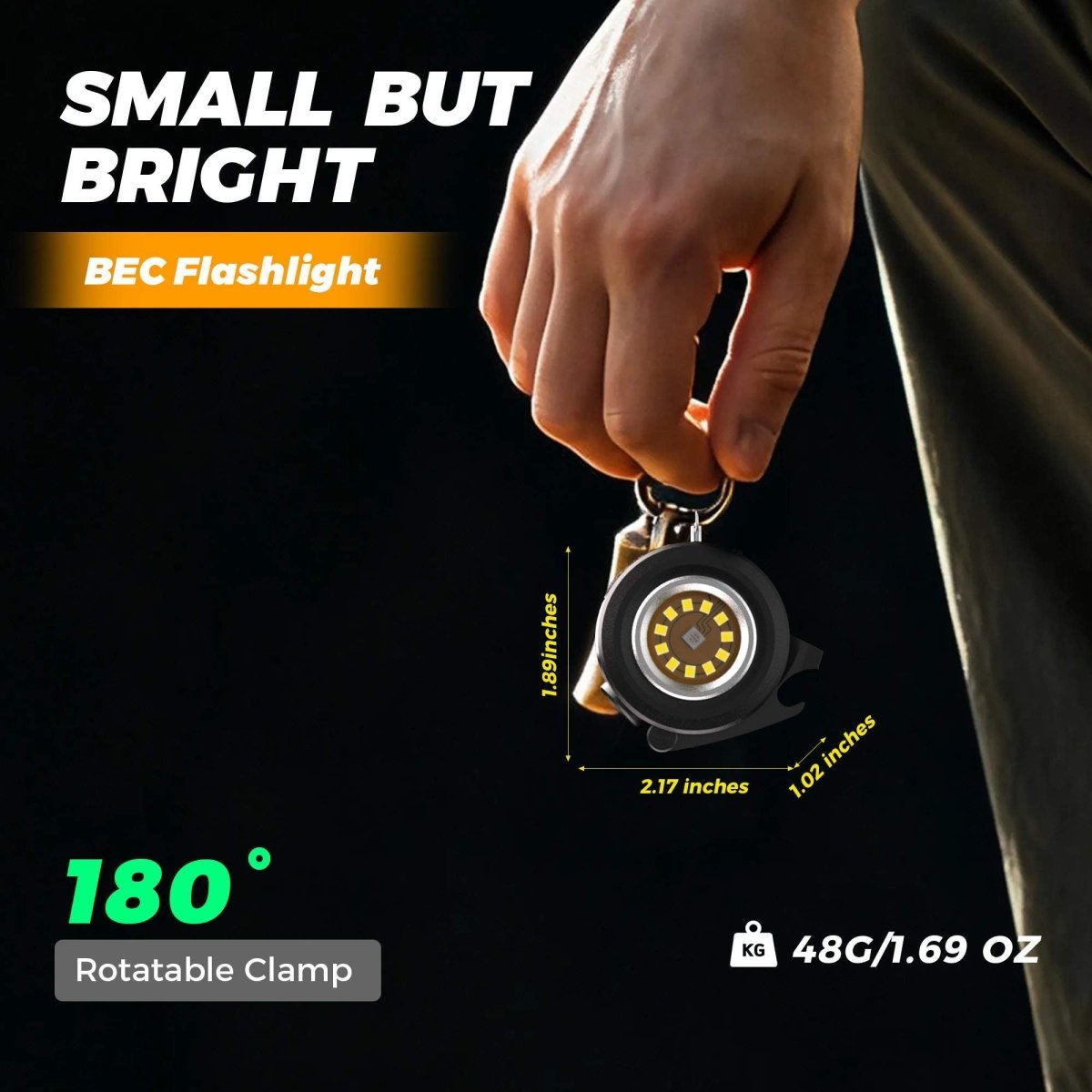 HOKOLITE 7601 - 600 Lumen 3 - in - 1 Work Light - 