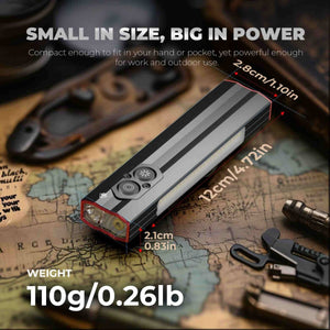 HOKOLITE 7602 - 1200 Lumen Magnetic Flashlight - 