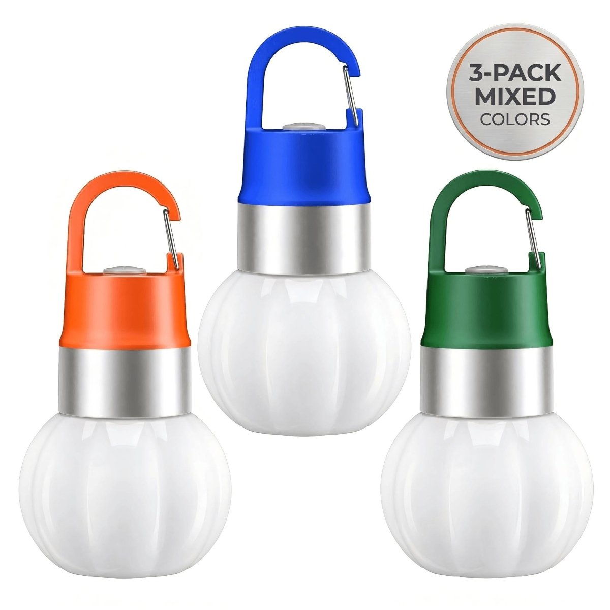 HOKOLITE 7612 - 150 Lumen 3 Pack RGB Camping Lantern - 