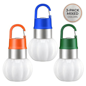HOKOLITE 7612 - 150 Lumen 3 Pack RGB Camping Lantern - 