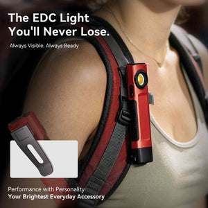 HOKOLITE ANHAY T1 - 1500 Lumen Magnetic Clip EDC Flashlight - 