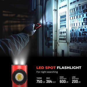 HOKOLITE ANHAY T1 - 1500 Lumen Magnetic Clip EDC Flashlight - 