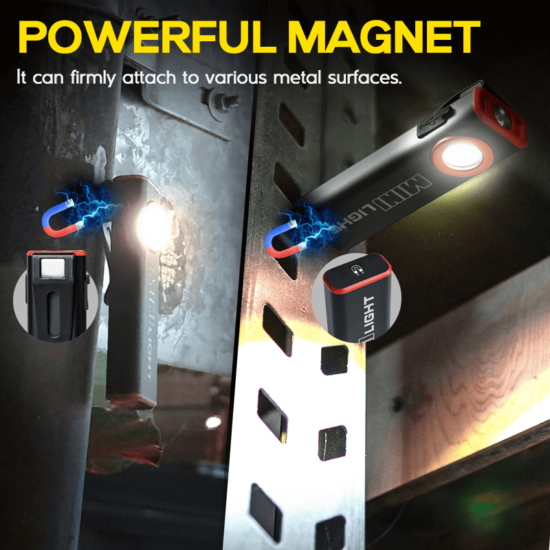 Hokolite Lexall E1 1600 lumen magnetic EDC flashlight for outdoor use