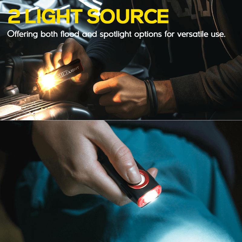 Hokolite Lexall E1 1600 lumen magnetic EDC flashlight for outdoor use