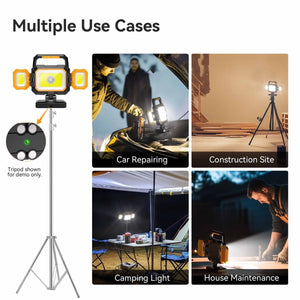 Hokolite Yonzi W5 delivers 4000 lumens with 3-in-1 versatility. Magnetic base, IPX4， USB-C. Perfect for garage and jobsite use.
